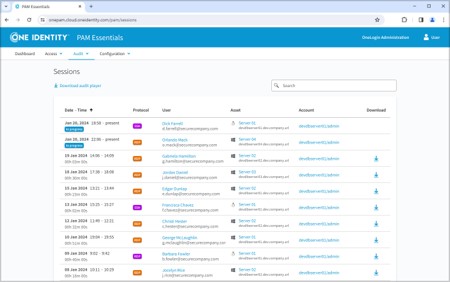 Swift implementation PAM Essentials One Identity